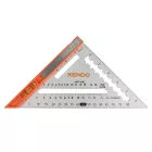 KENDO Szögskálás derékszög vonalzó, talpas 185x260mm No. 35315  020404-0028