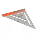 KENDO Szögskálás derékszög vonalzó, talpas 185x260mm No. 35315  020404-0028