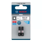 Bosch 2608522556 PRO Csavarbit, Hex Impact Bit, H5, 25 mm, 2 db