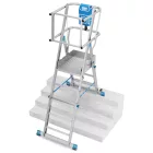 Krause STABILO Skymatic teleszkópos létra dobogóval 4 fokos 832924
