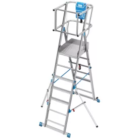   Krause STABILO Skymatic teleszkópos létra dobogóval 6 fokos 832948