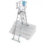 Krause STABILO Skymatic teleszkópos létra dobogóval 6 fokos 832948