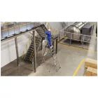 Krause STABILO Skymatic teleszkópos létra dobogóval 6 fokos 832948