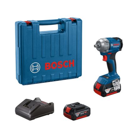 Bosch  GDS18V-350 Akkus ütvecsavarozó 1/2” 18V 4,0Ah L-CASE 06019M5021