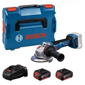   Bosch  GWS18V-11 Akkus sarokcsiszoló 125mm 18V 5,0Ah, L-Boxx 136 06019N4103