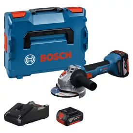   Bosch  GWS18V-8 Akkus sarokcsiszoló 125mm 18V 4,0Ah, L-Boxx 136 06019N9002