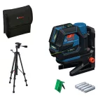 Bosch GCL12V-50-22CG Kombilézer (zöld) +RM20 tartó és BT150 állvány 0601066S01