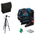 Bosch GCL12V-50-22CG Kombilézer (zöld) +RM20 tartó és BT150 állvány 0601066S01