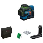 Bosch GLL12V-100-33CG Vonallézer (zöld) +LB10 tartó 0601065400