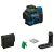 Bosch GLL12V-100-33CG Vonallézer (zöld) +LB10 tartó 0601065400