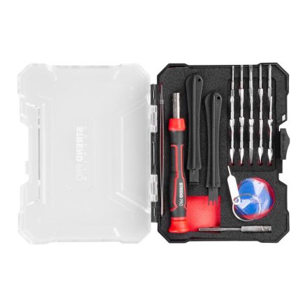 ST Strend Pro DL134 Bitkészlet csavarhúzóval, mobiltelefon javításhoz, 23 részes  2250776
