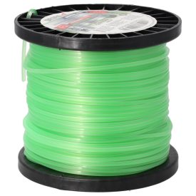   Dedra 80Z24902W Erősített négyszögletű damil, zöld  2,4mmx90m