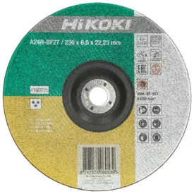   Hikoki  4100225 Tisztítótárcsa 230x6,0x22,2mm, domborított, INOX