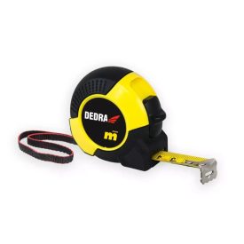   Dedra M875 Mérőszalag gumírozott 8m/25mm sárga-fekete, nylon