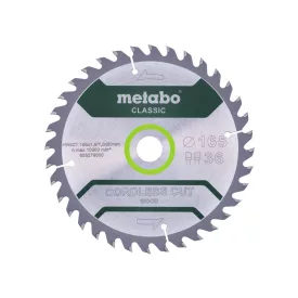   Metabo  628279000 Körfűrésztárcsa cordless cut wood – classic 165x20mm 36fogas FA