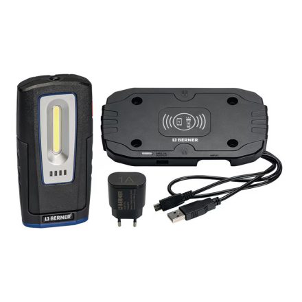 Berner 367173 Pocket DeLux „Bright” LED Zseblámpa +vezetéknélküli töltővel