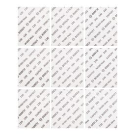   Bosch 2608902432 EXPERT W480 Kézi csiszolólap készlet 115x140mm, 9 részes