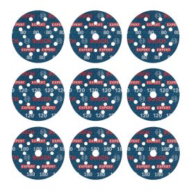   Bosch 2608902407 EXPERT O780 Foil excentercsiszolópapír készlet 125mm, 9 részes