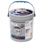 BOSCH 2608626113 PRO Rozsdamentes Acél/Inox Vágókorong 125x1,0x22,23mm (egyenes) 100db vödörben