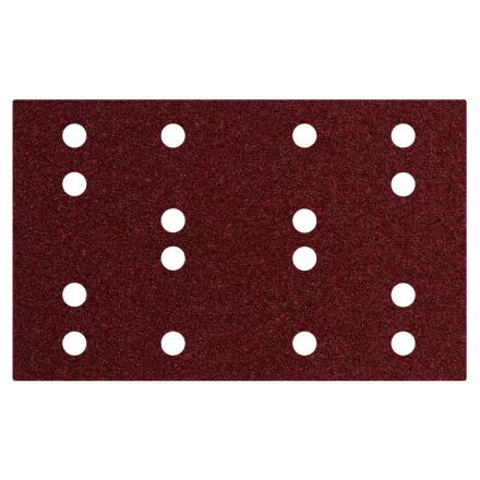 METABO  635192000 Tépőzáras csiszolólapok, 80 x 133 mm, P 80, 16 lyukkal, tépőzárral (SRA)