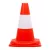 Munkavédelmi Jelzőbója piros, fényvisszaverős csíkkal 54cm GAN70308