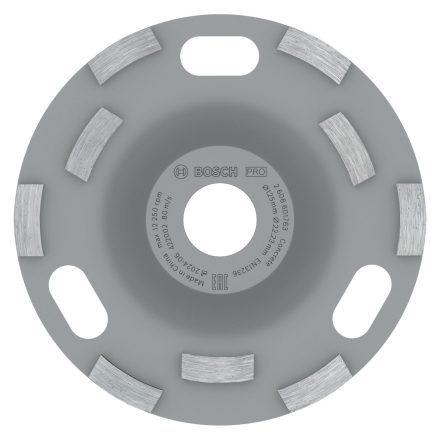 Bosch 2608601763 PRO Concrete Gyémánt fazékkorong  High speed 125x22,23x5mm