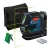 Bosch  GLL2-15G Lézer (vonal; zöld), céltáblával 0601063W00