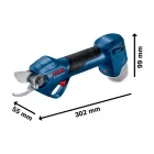 Bosch Pro Pruner Akkus metszőolló (alapgép) 06019K1020