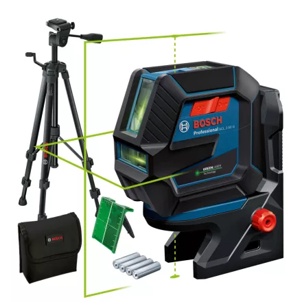 Bosch  GCL2-50G Kombinált lézer (vonal és pontlézer)+BT150 állvány 0601066M01