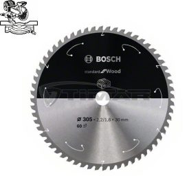   Bosch 2608837742 PRO Körfűrészlap 305x2,2/1,6x30 T60 Standard for Wood, akkus fűrészhez