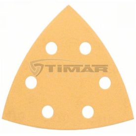   Bosch 2608900823 EXPERT C470 csiszolópapír deltacs.,93 mm, P40,6lyuk, fához&festékhez,5db