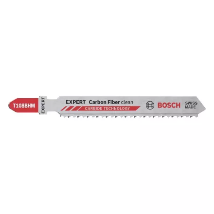 Bosch 2608900565 EXPERT Szúrófűrészlap T 108 BHM Clean for Carbon Fiber 3db (2608667449)