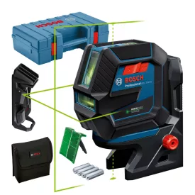   Bosch  GCL2-50G  Kombinált lézer (zöld)+ RM 10 tartó + Fali tartó, tok 0601066M02