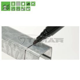 EXPERT  8421010 Jelölőfilc 1-5mm széles, FEKETE