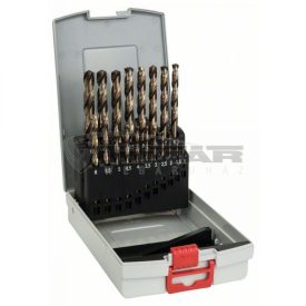   Bosch 2608587014 PRO Fémfúrószárkészlet ProBox , HSS-Co, DIN 338, 1–10mm 19 részes