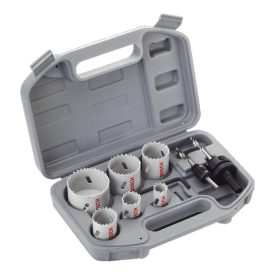   Bosch 2608580868 Villanyszerelő körkivágó készlet, HSS bimetál 9 részes