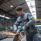 Bosch GWS18V-15 P Akkus sarokcsiszoló BITURBO 125mm 18V akku, töltő nélkül, karton 06019H6A00