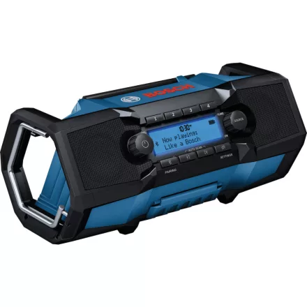 Bosch GPB18V-3SC Akkus Power-Rádió DAB+ 18V akku, töltő nélkül, KARTON 06014A3300