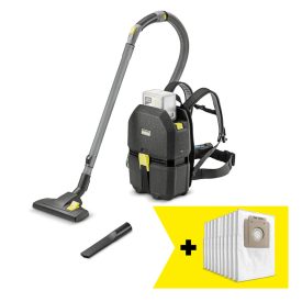   KARCHER Prof. 1.394-309.0 3/1 Bp Go!Further Akkus hátizsákporszívó 36V akku és töltő nélkül