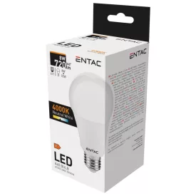 Entac LED izzó Globe E27 8W NW 4000K 5999097977683