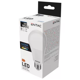 Entac LED izzó Globe E27 10W CW 6400K 5999097903767