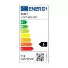 Entac LED izzó Globe E27 12W WW 3000K 5999097900087