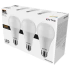 Entac LED izzó Globe E27 12W NW 4000K 3-Pack /3db 5999097979342