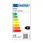 Entac LED izzó Globe E27 12W NW 4000K 5999097900100