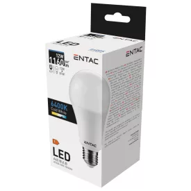 Entac LED izzó Globe E27 12W CW 6400K 5999097903781