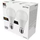 Entac LED izzó Globe E27 18W NW 4000K Duo Pack /2db 5999097979366