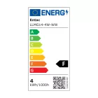 Entac LED izzó Mini Globe E14 4W WW 3000K 5999097992808