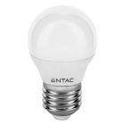 Entac LED izzó Mini Globe E27 6,5W NW 4000K 3-Pack /3db 5999097997223