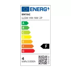 Entac LED izzó Spot Wide Angle GU10 4W NW 4000K Duo Pack /2db  5999097997308