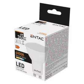   Entac LED izzó Spot Wide Angle GU10 4W NW 4000K 5999097900384